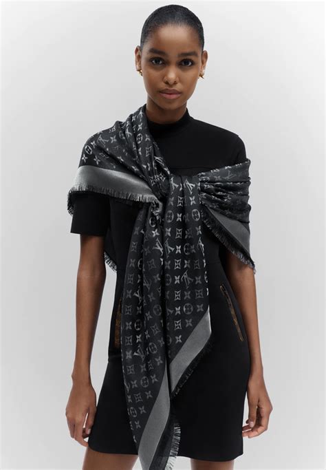 foulard e sciarpe louis vuitton|scialle louis vuitton donna.